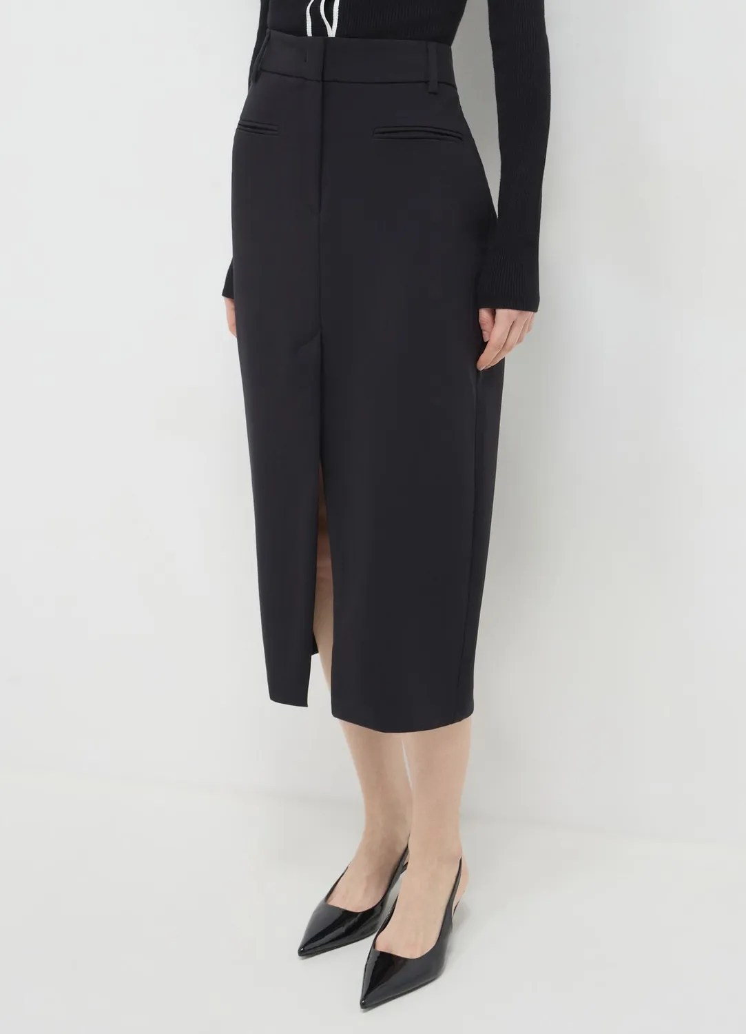 Calliope longuette jupe crayon femme fente