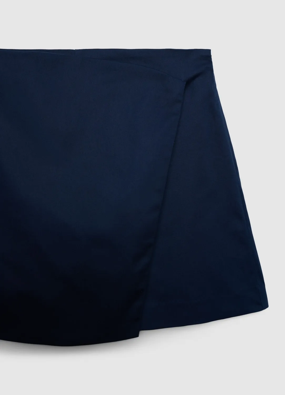 Calliope Jupe-Short Portefeuille femme unie zip