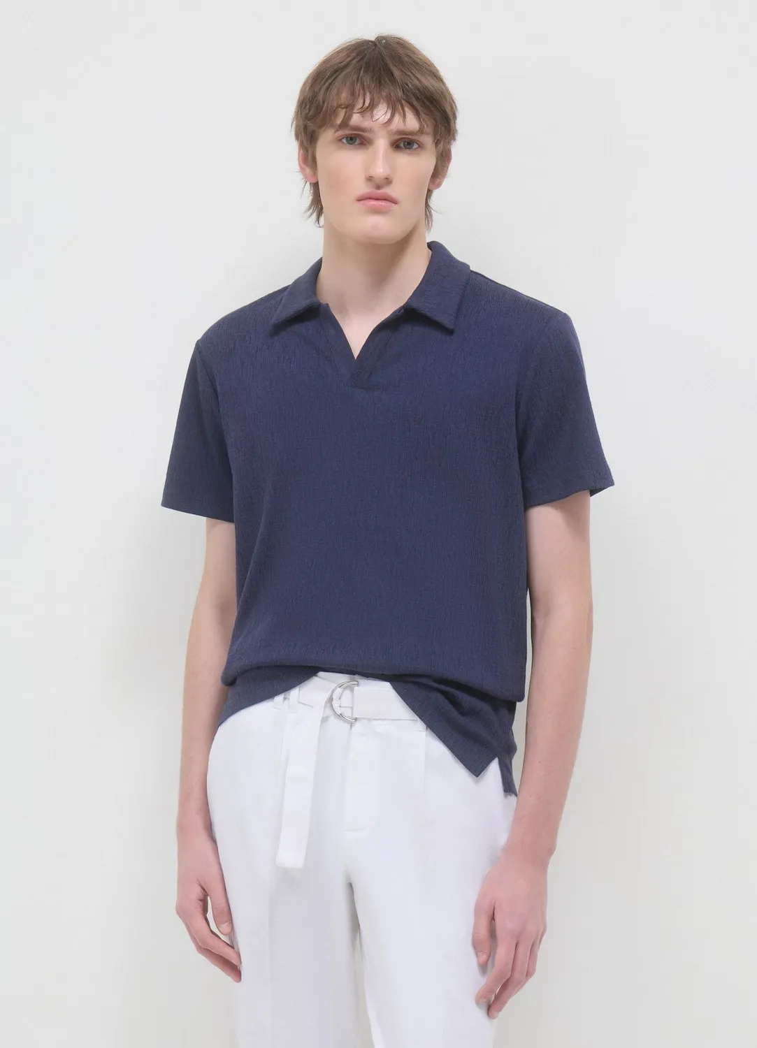 Calliope polo homme coton manches courtes uni