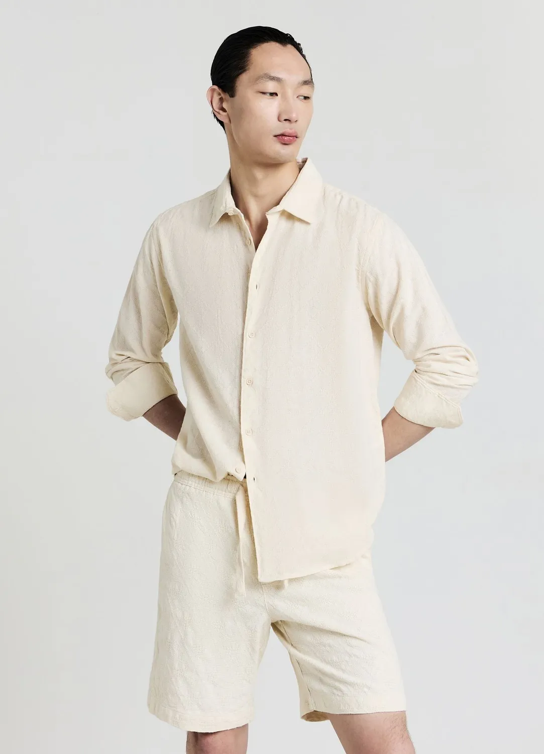 Calliope chemise homme coton motif ethnique