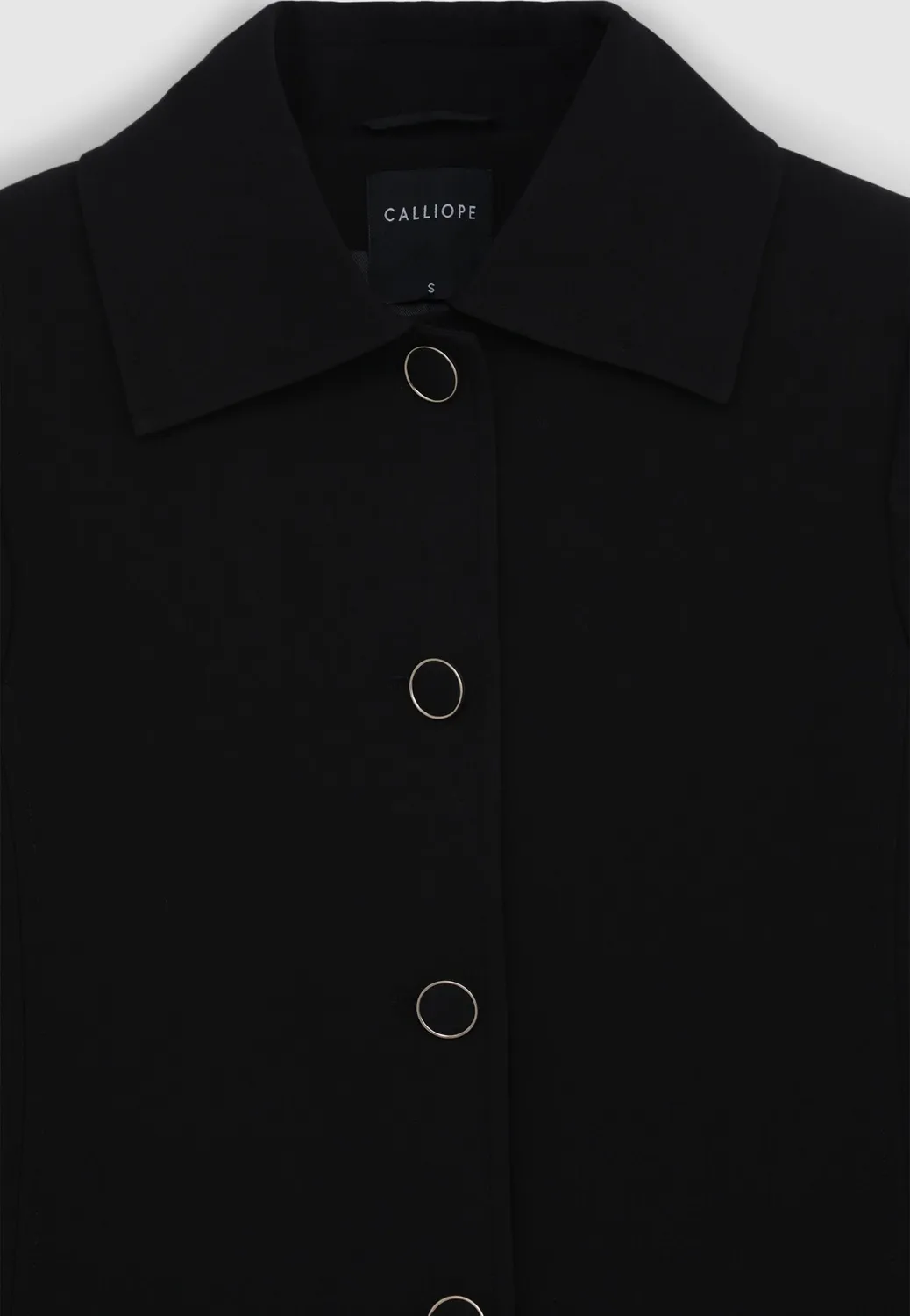 Calliope Manteau Léger Uni Femme Col Chemise