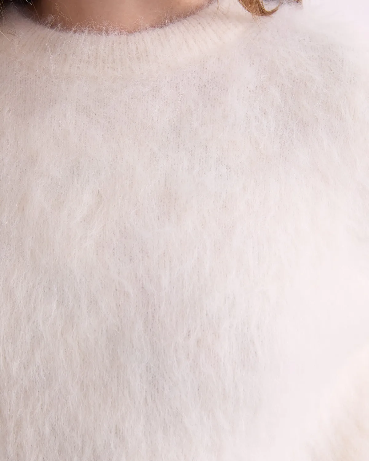 Sportscraft Alpaca Blend pull col rond alpaga