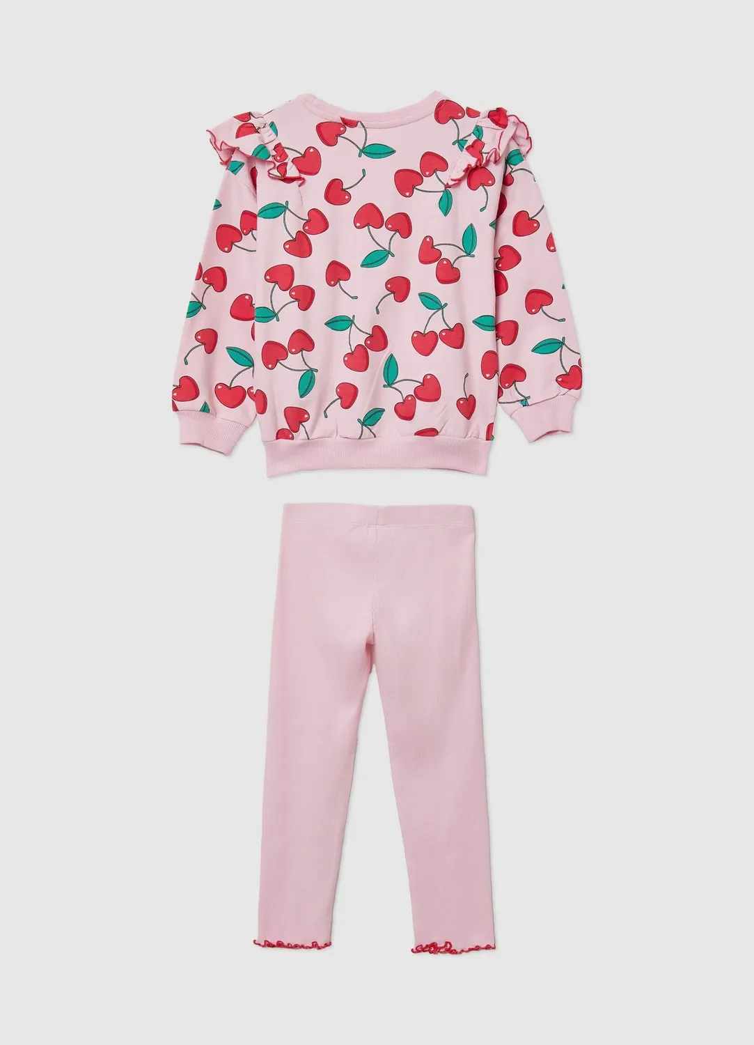 Calliope ensemble sweat leggings cerises fille