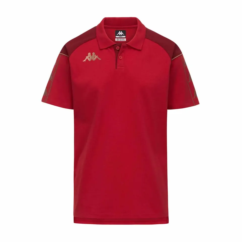 Kappa Banda Mastio polo enfant rouge piqué