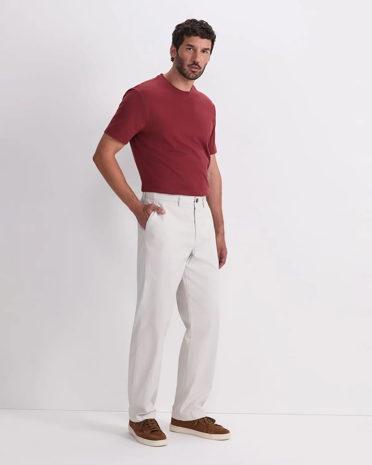 Sportscraft Classic Fit chino homme coton coupe droite