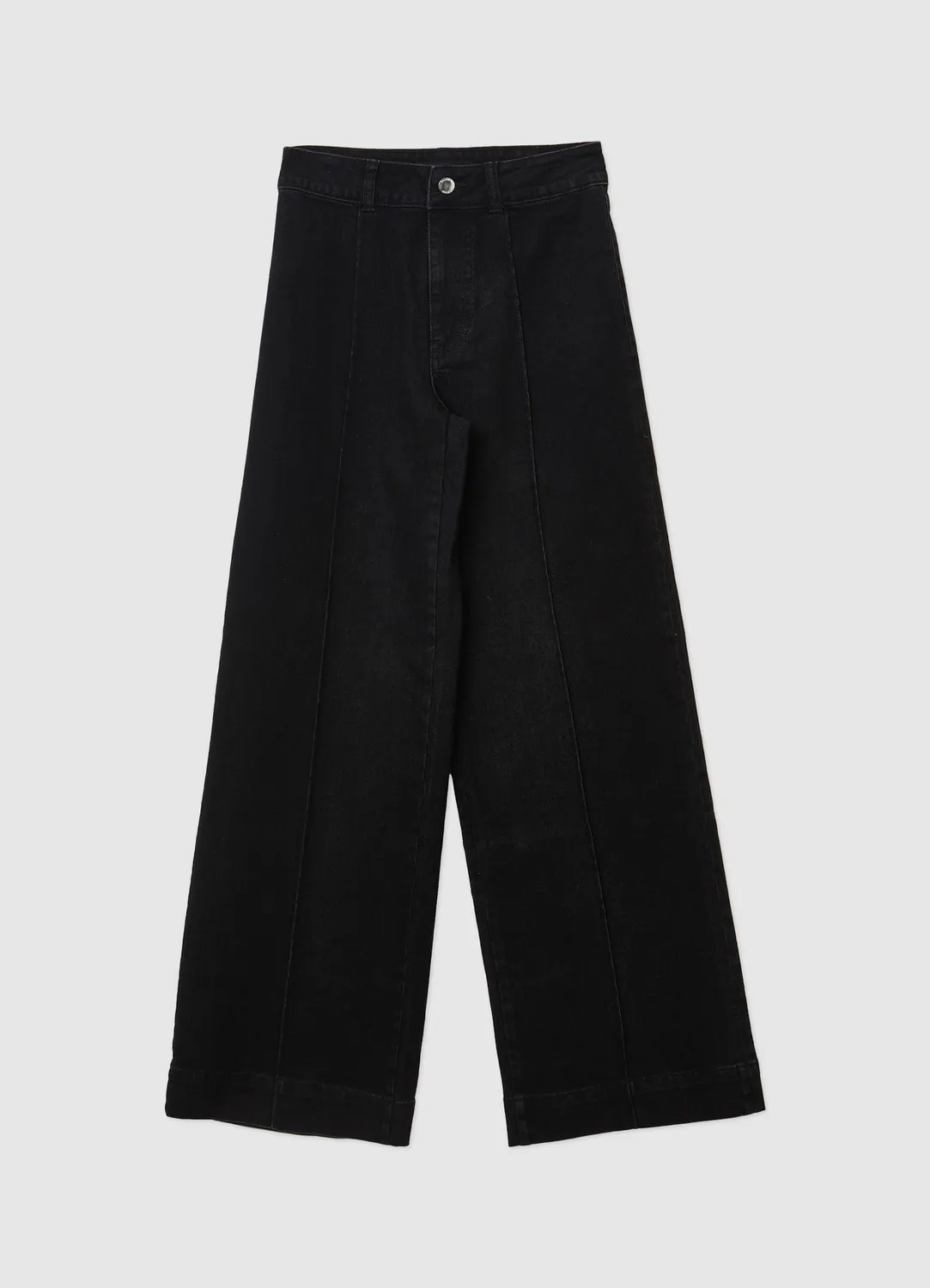 Calliope jean wide leg plis femme taille haute