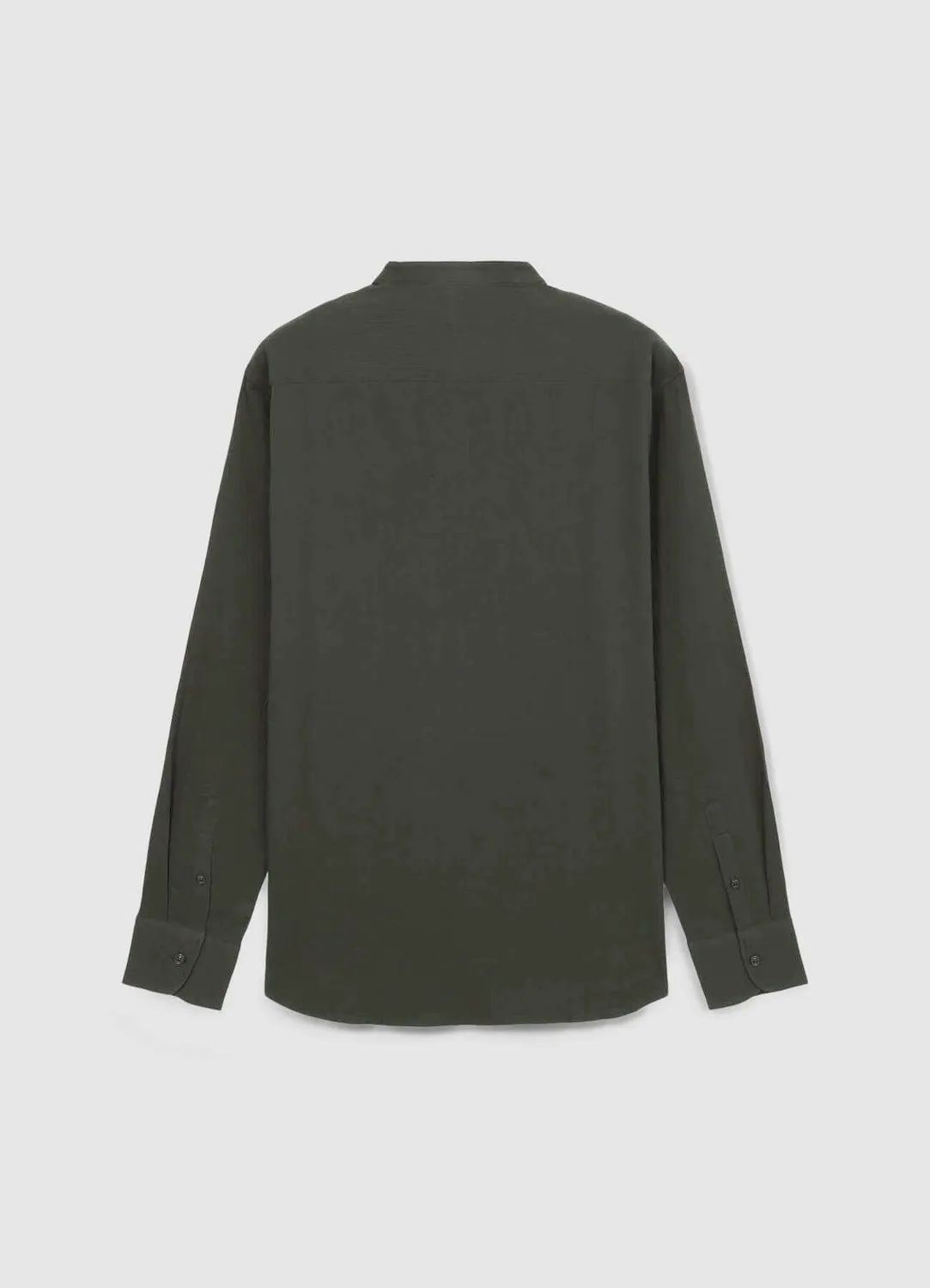 Calliope chemise homme col coréen coton unie