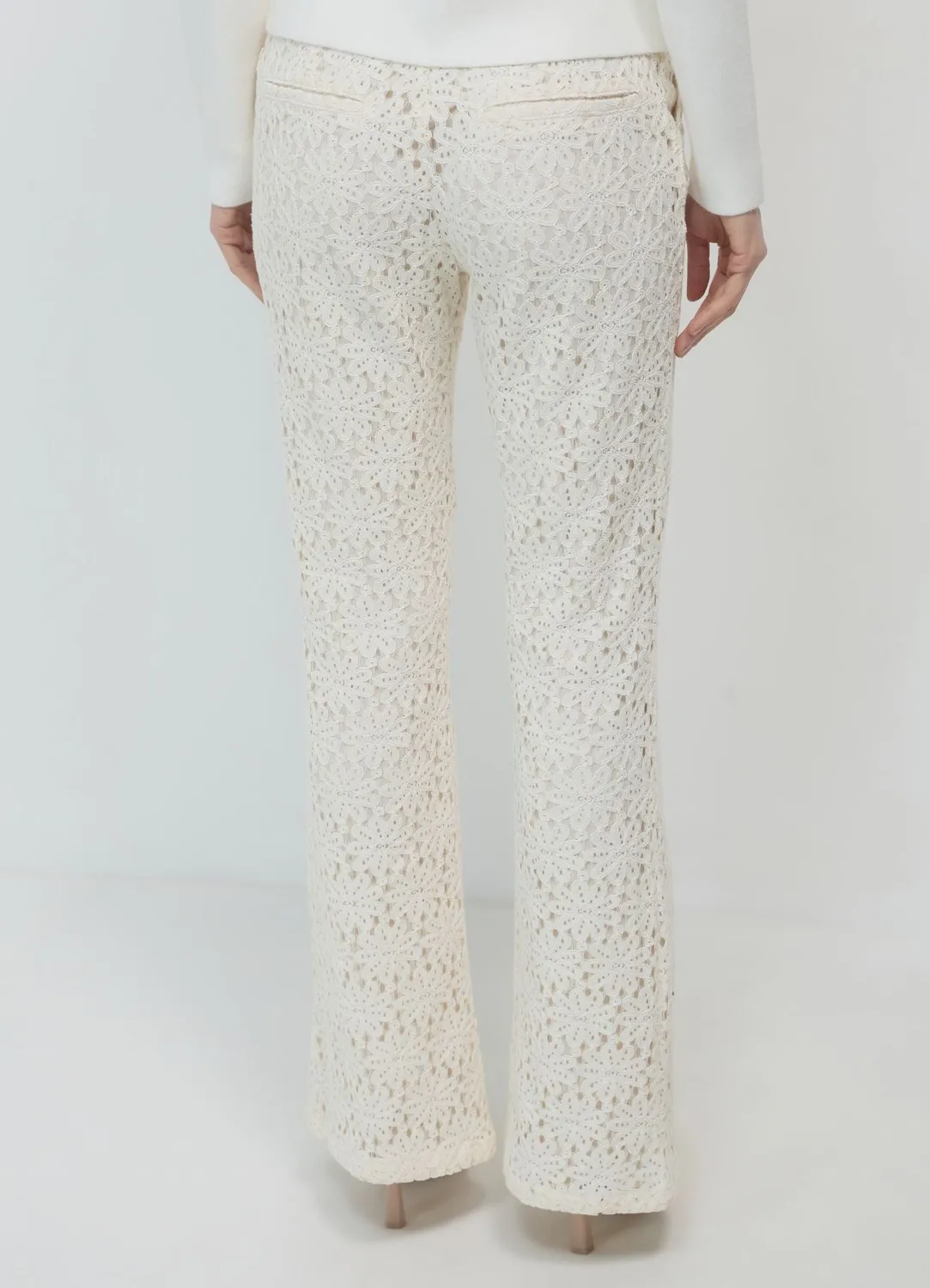 Calliope pantalon patte macramé femme regular