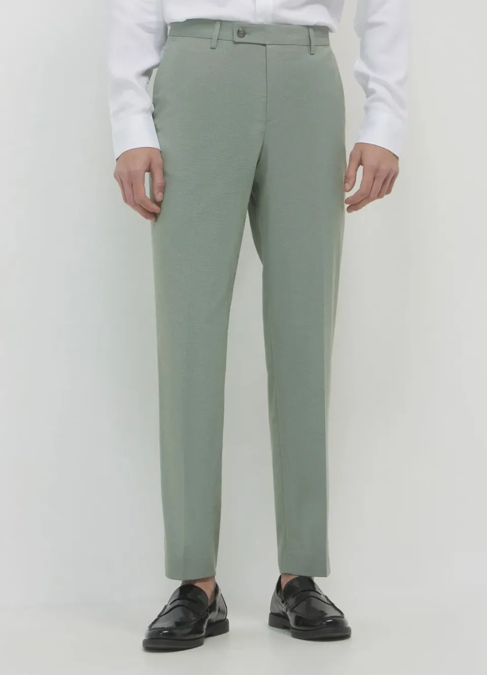 Calliope pantalon homme uni regular zip poches