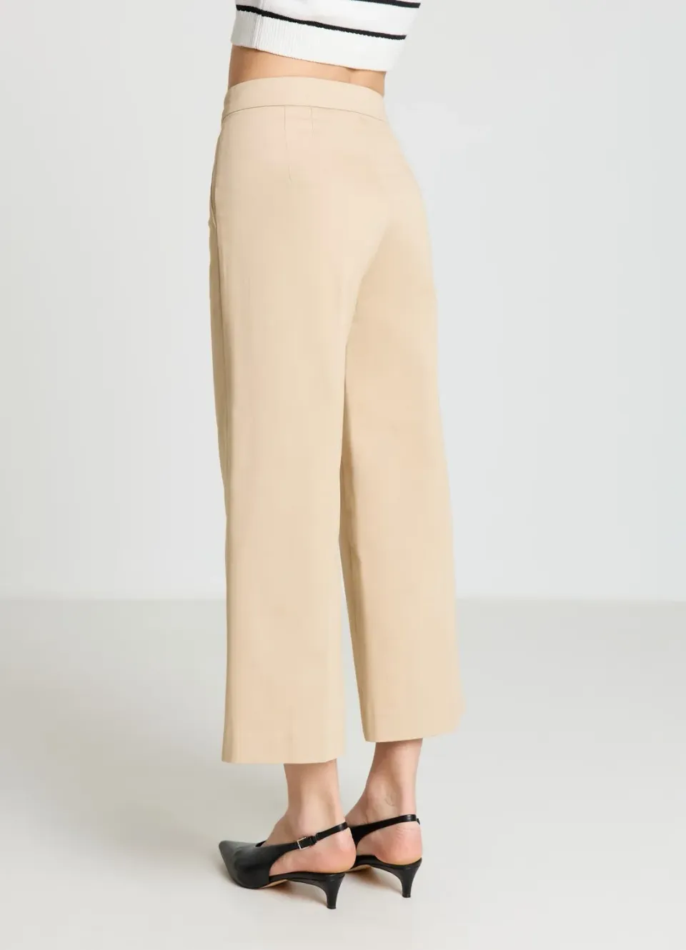 Calliope pantalon culotte tailleur femme uni