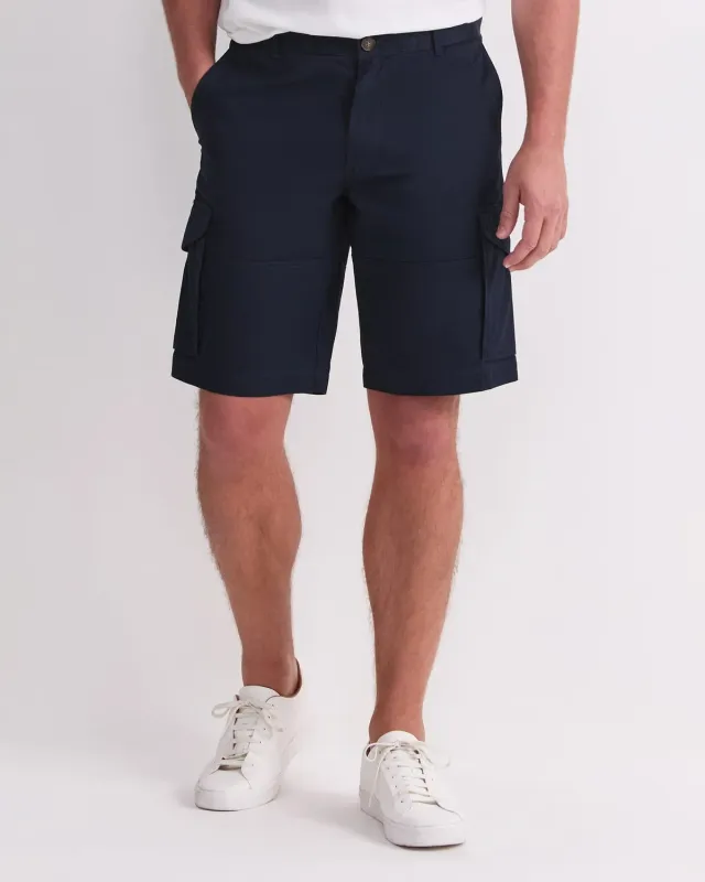 Sportscraft Cargo short coton homme genou délavé