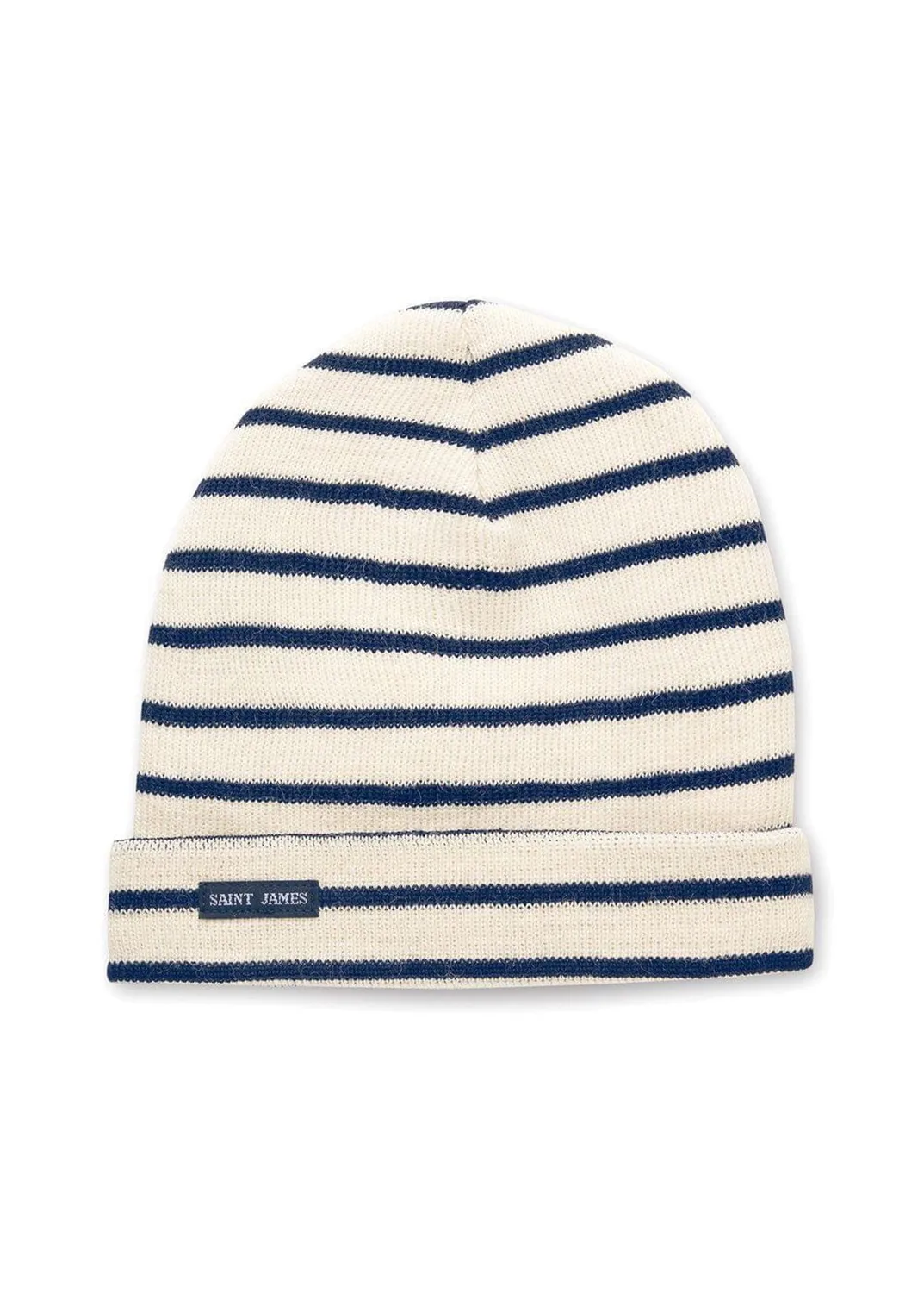 Saint James Bonnet de quart écru marine pure laine