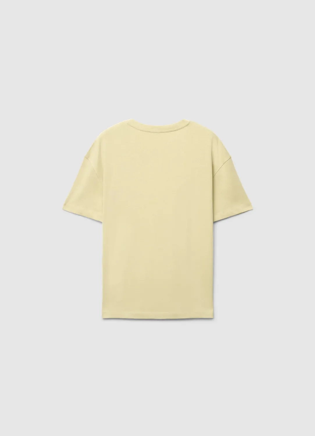 Calliope T-shirt boxy uni homme col rond manches courtes