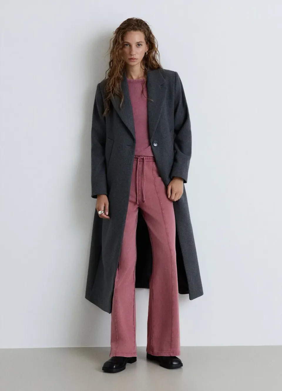 Calliope pantalon palazzo femme large uni