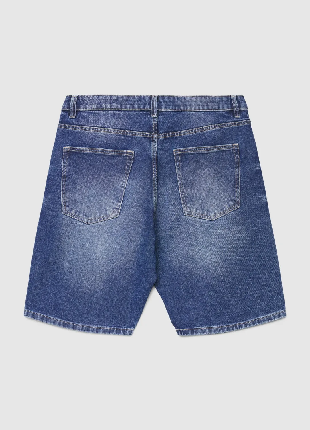 Calliope short denim homme baggy 5 poches délavé