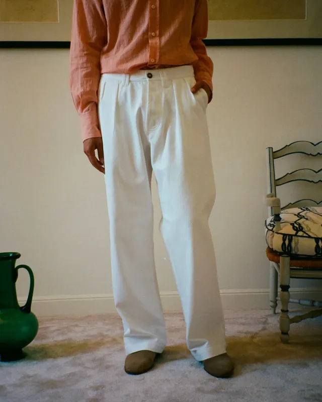 Erevan Walter Siwa White pantalon blanc