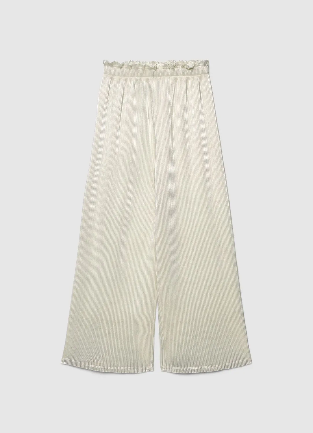Calliope pantalon fille palazzo plissé brillant