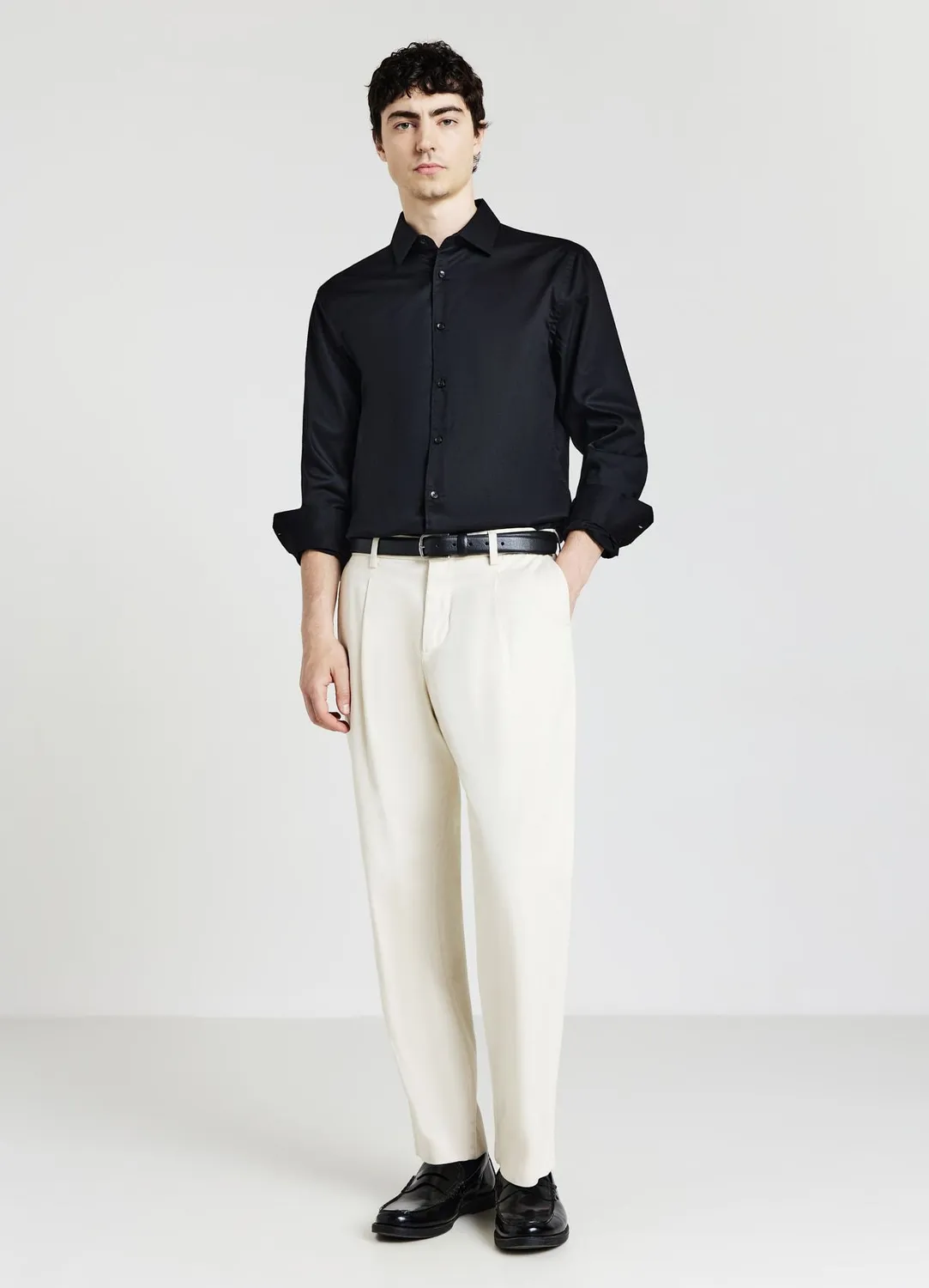 Calliope chemise homme en coton manches longues