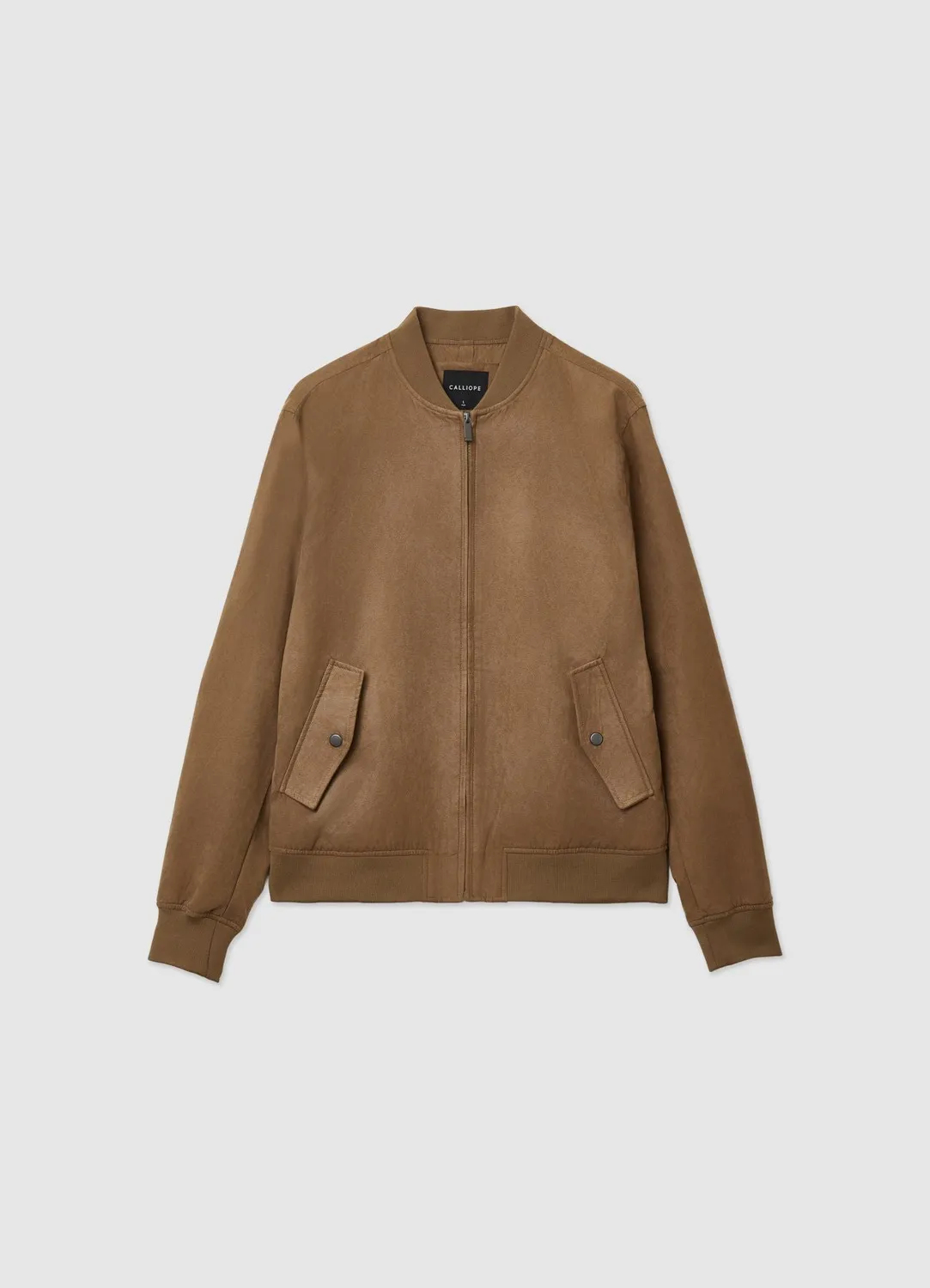 Calliope bomber simil suède homme zip