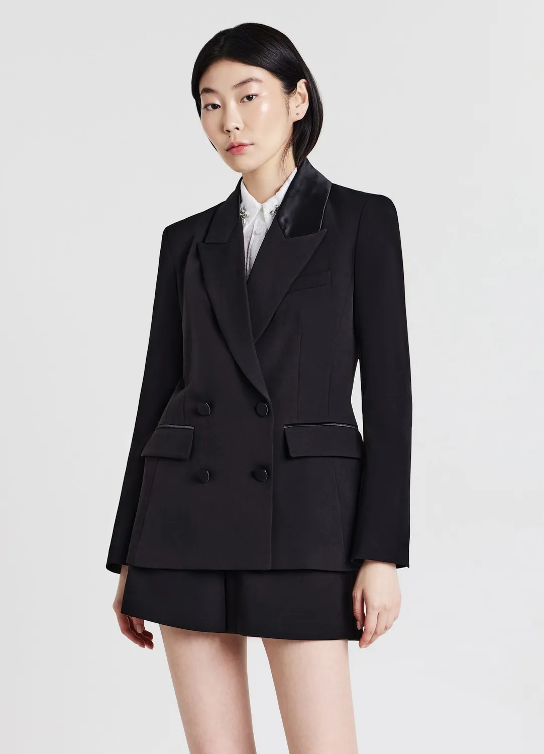 Calliope revers veste femme double boutonnage