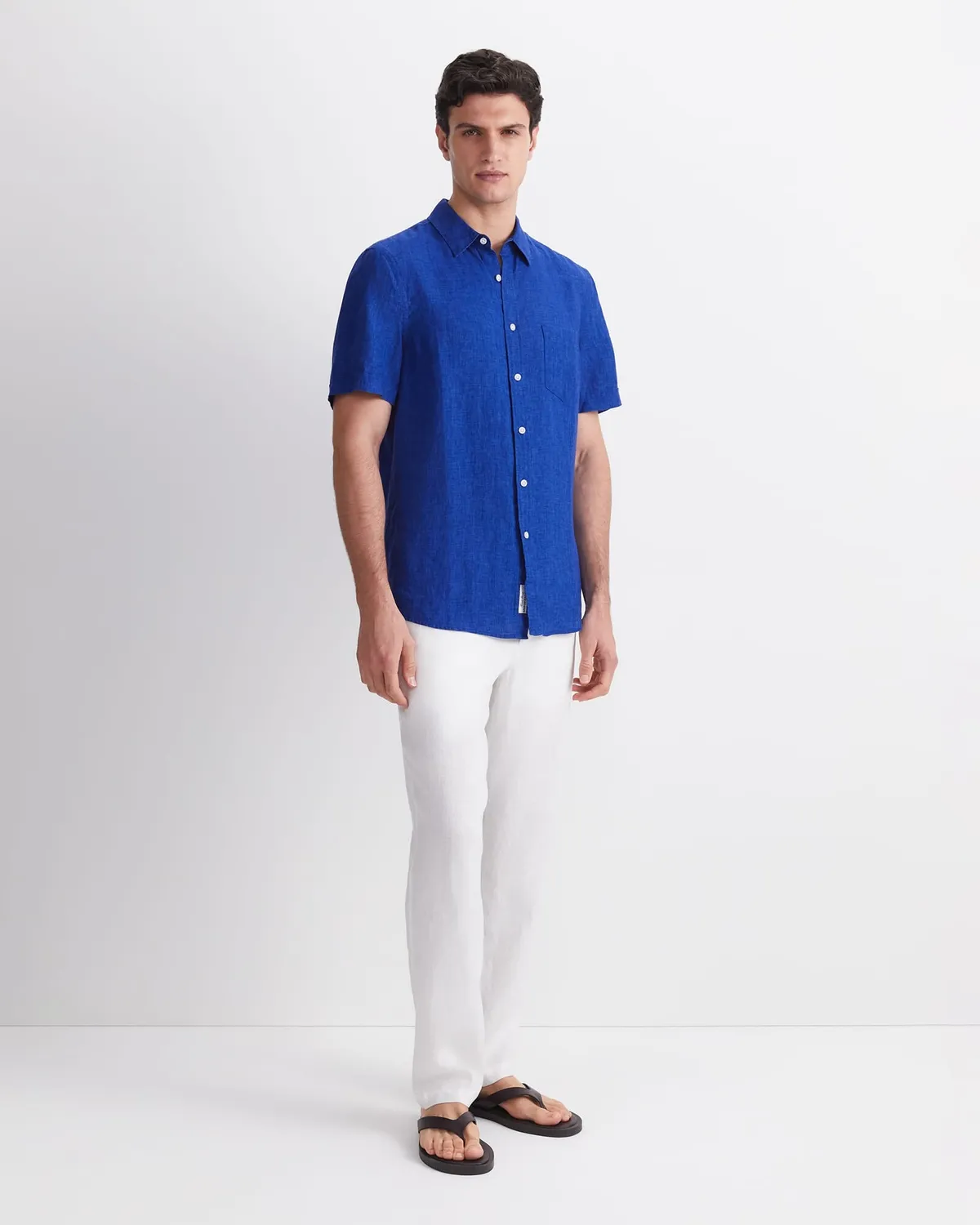 Sportscraft Delave chemise lin homme manches courtes