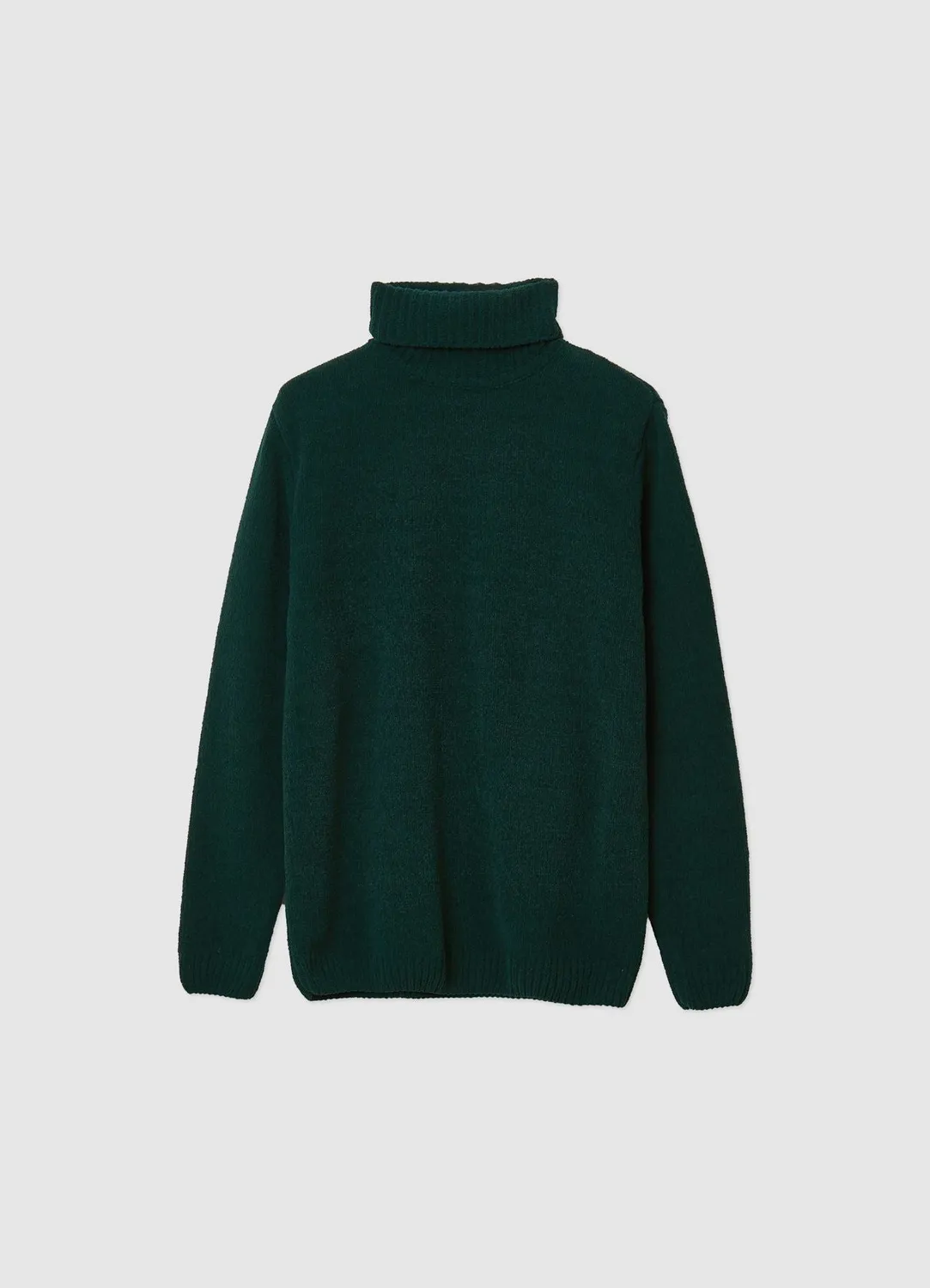 Calliope pull col roulé homme chenille uni