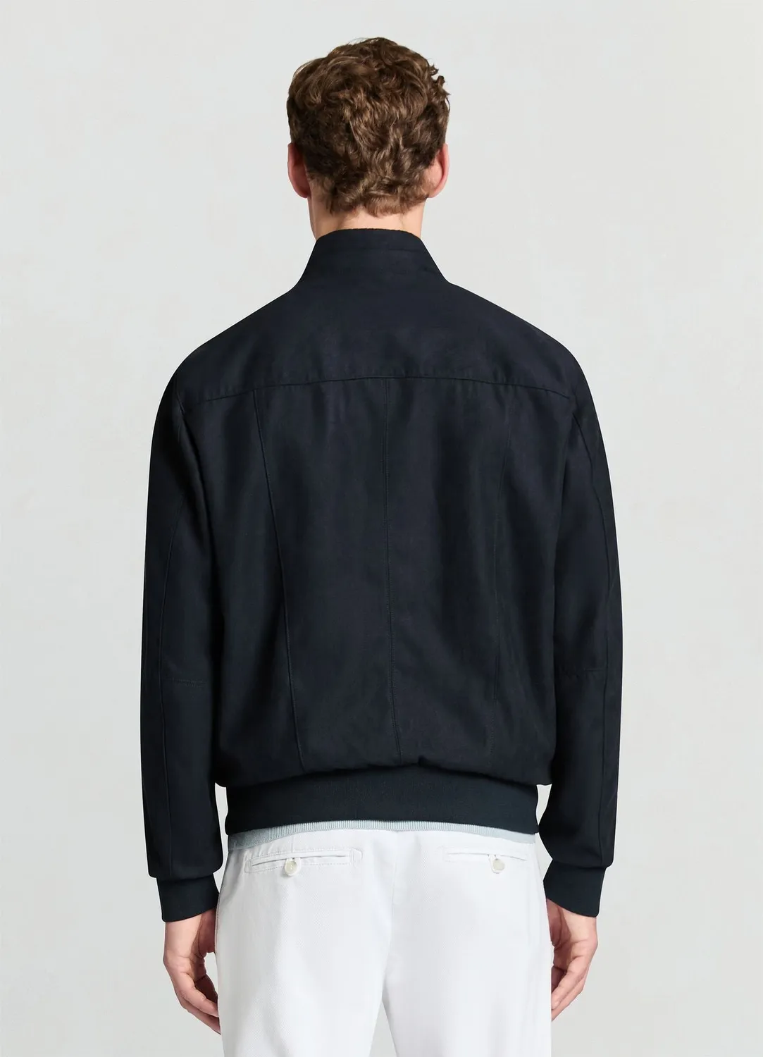 Calliope Bomber simili daim homme L uni bouton 세대