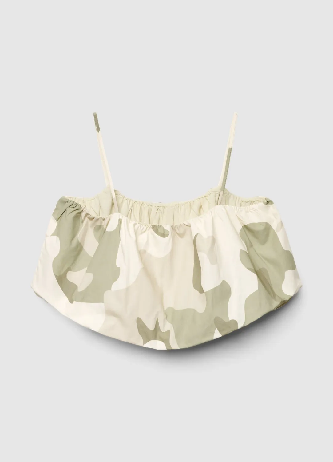 Calliope top camouflage femme bretelles fines