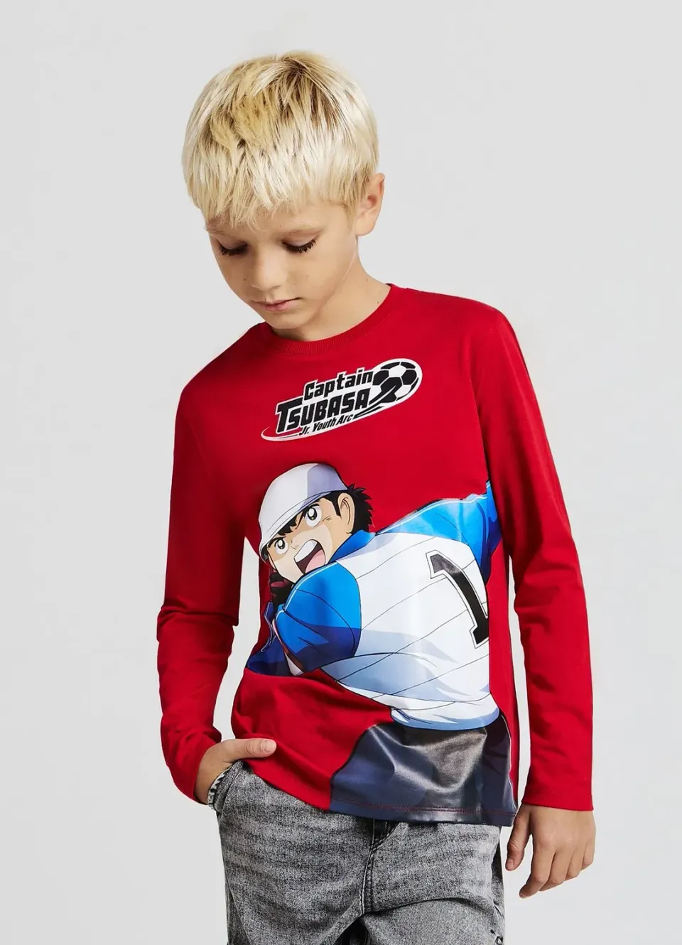 Calliope t-shirt Captain Tsubasa garçon 4-5 ans coton