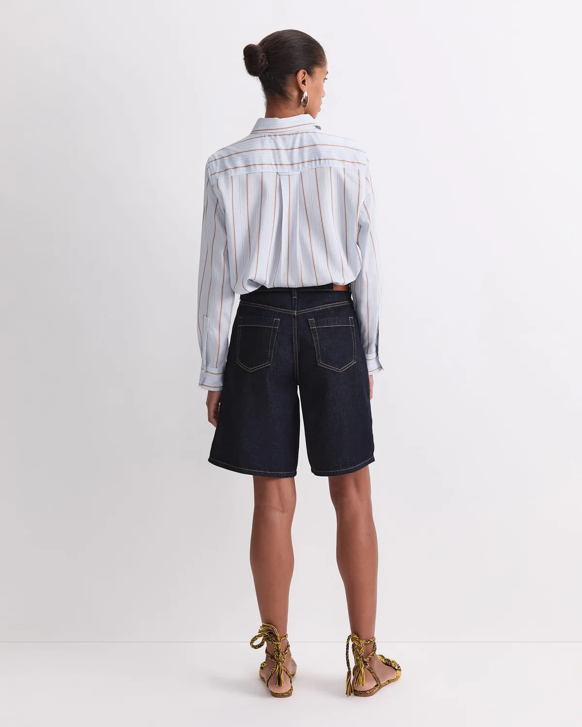 Sportscraft Allegra short jean femme longueur genou