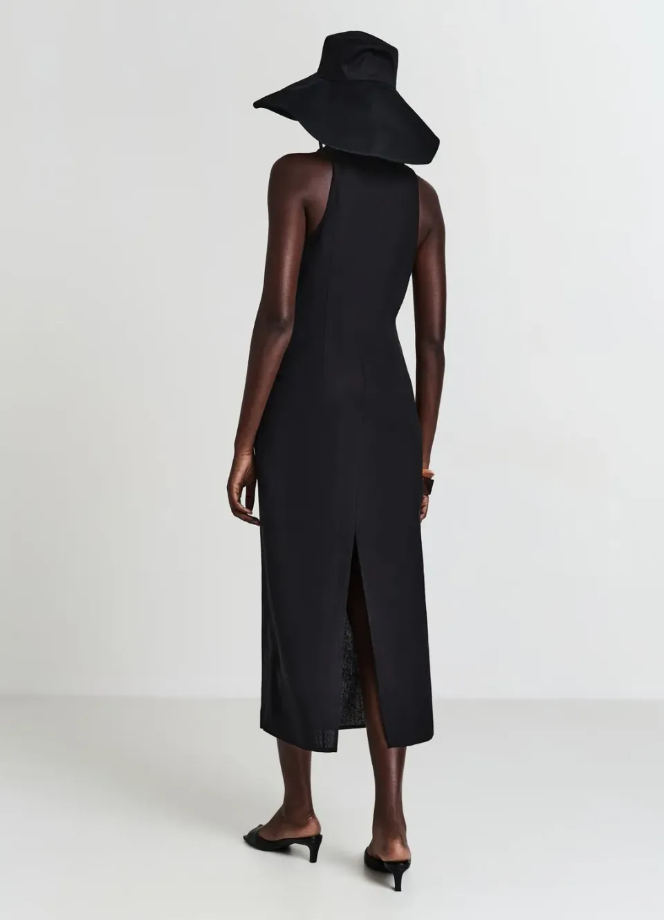 Calliope robe longue femme misto lino unie