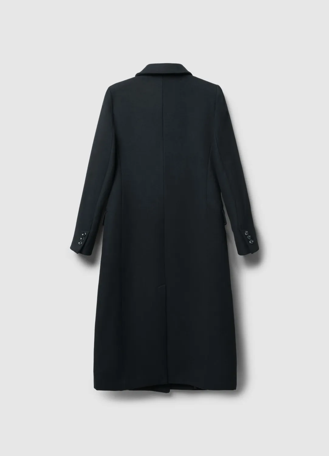 Calliope manteau long femme double boutonnage uni