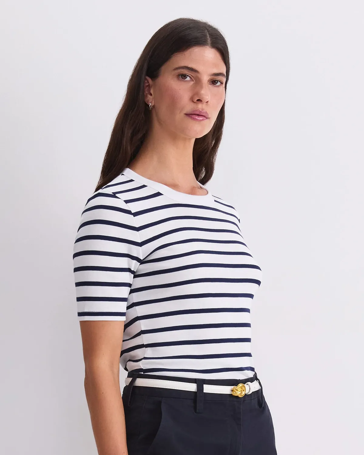 Sportscraft Heidi Stripe tee coton rayé femme