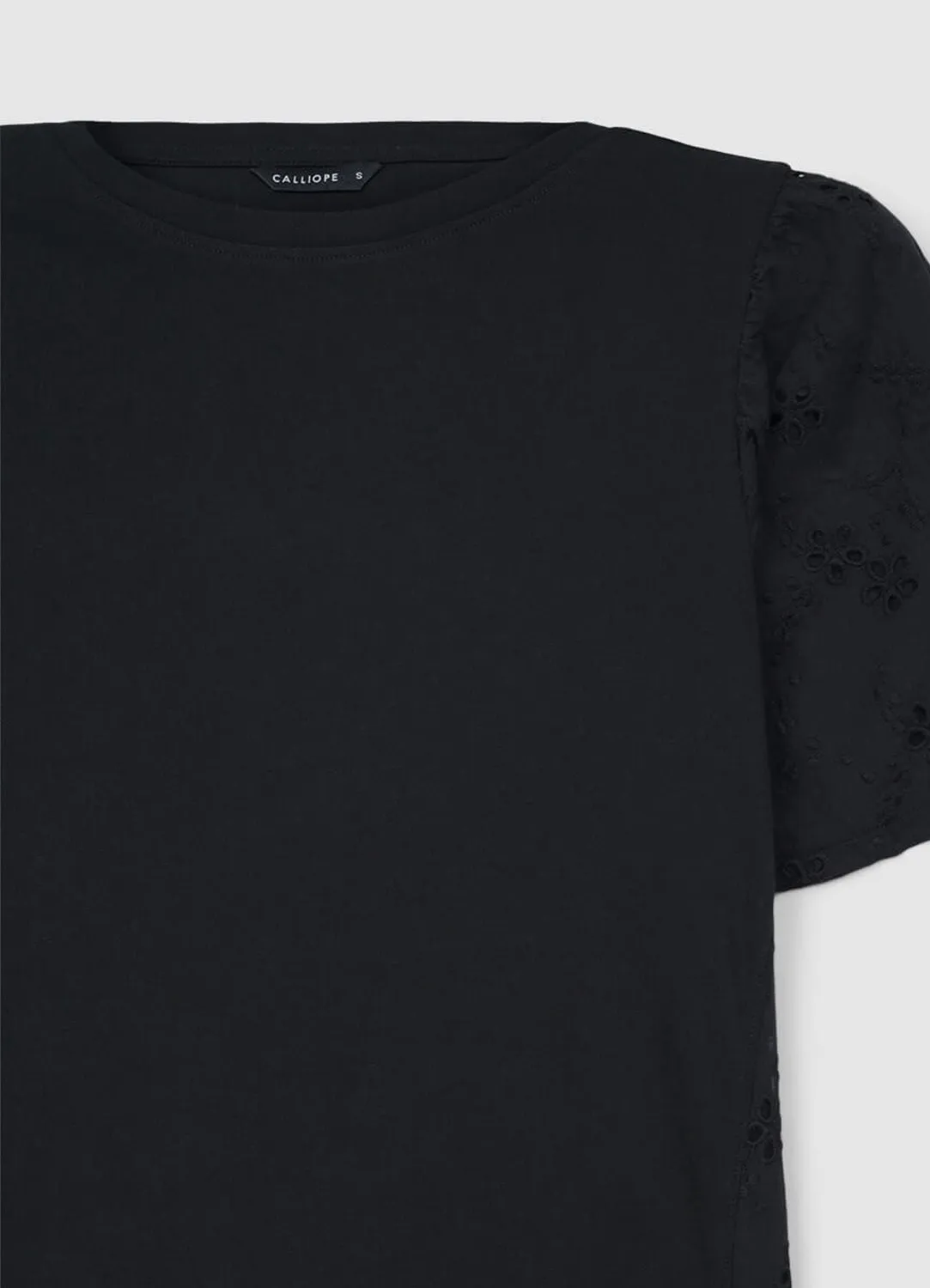Calliope t-shirt femme coton broderie anglaise