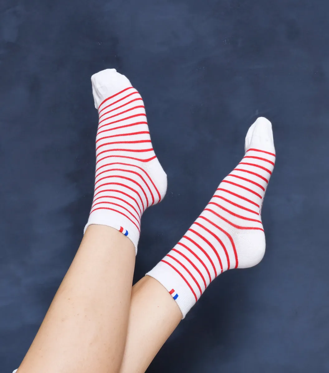 Cocorico Essentiel Chaussettes Femme x5 rayé
