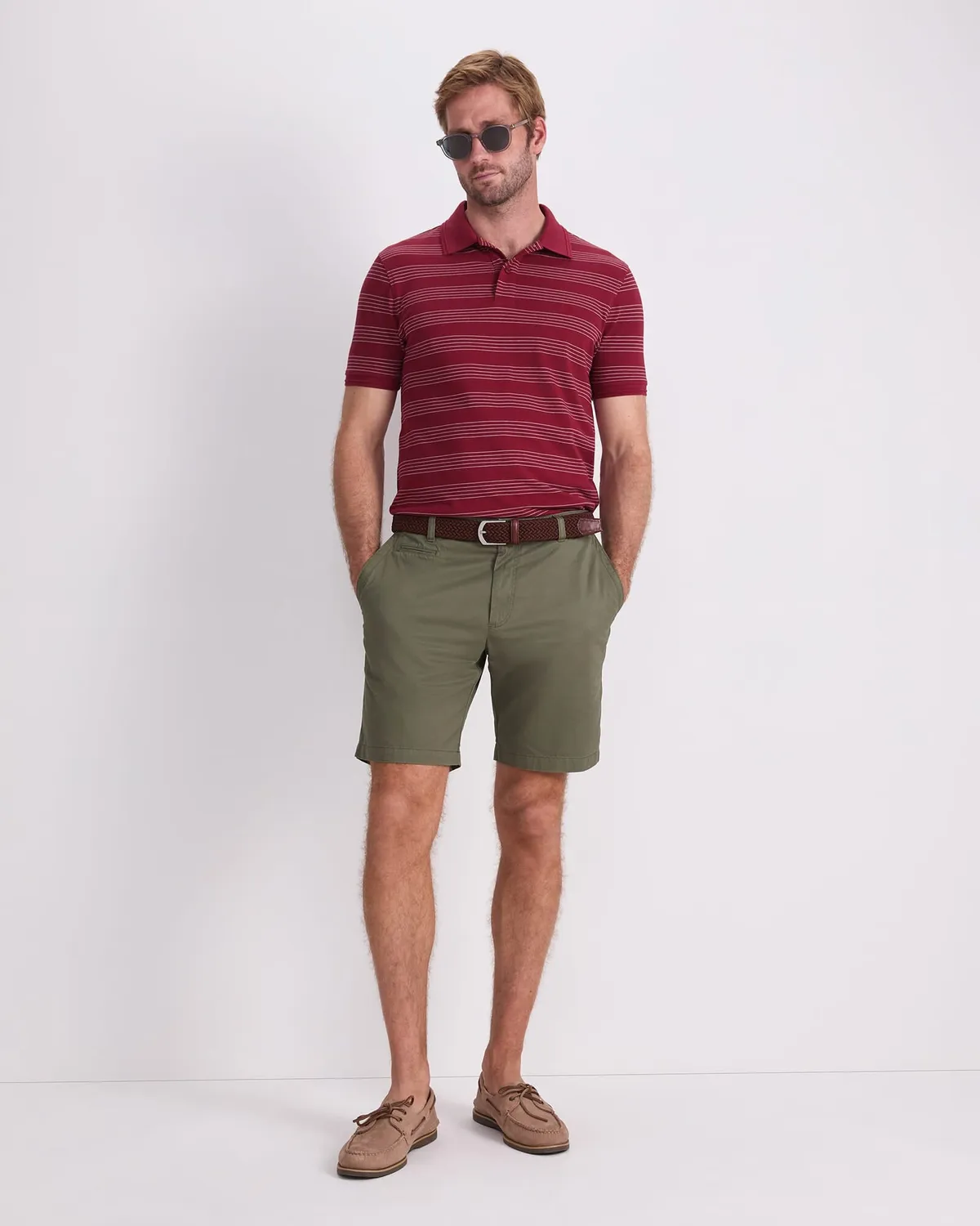 Sportscraft SC Stripe polo piqué coton homme rayé