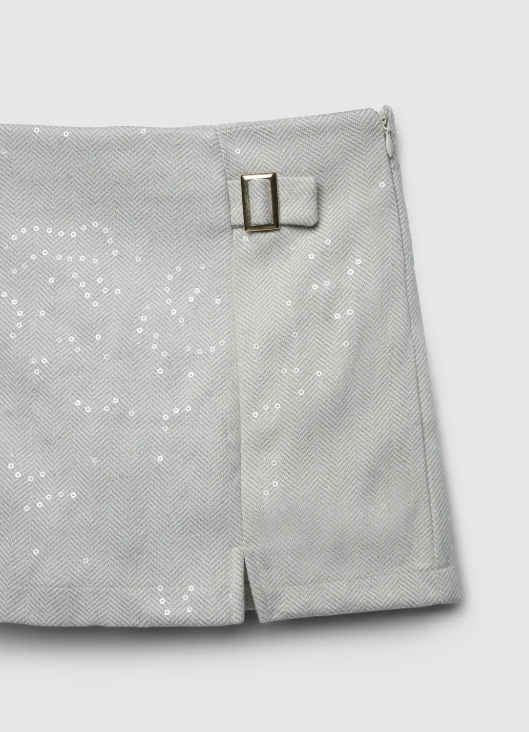 Calliope jupe-short fille paillettes chevrons
