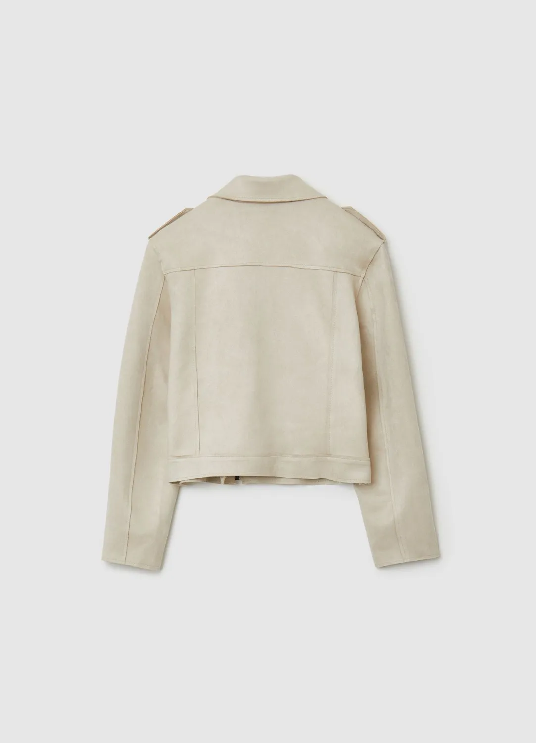Calliope perfecto suédine zippé femme