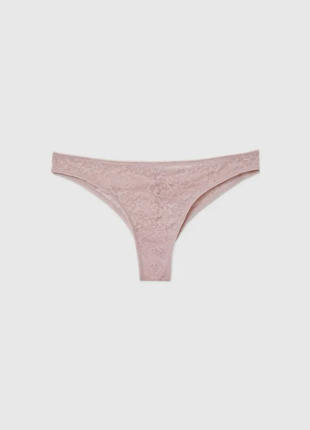 Calliope lot 3 slips brésiliens dentelle femme