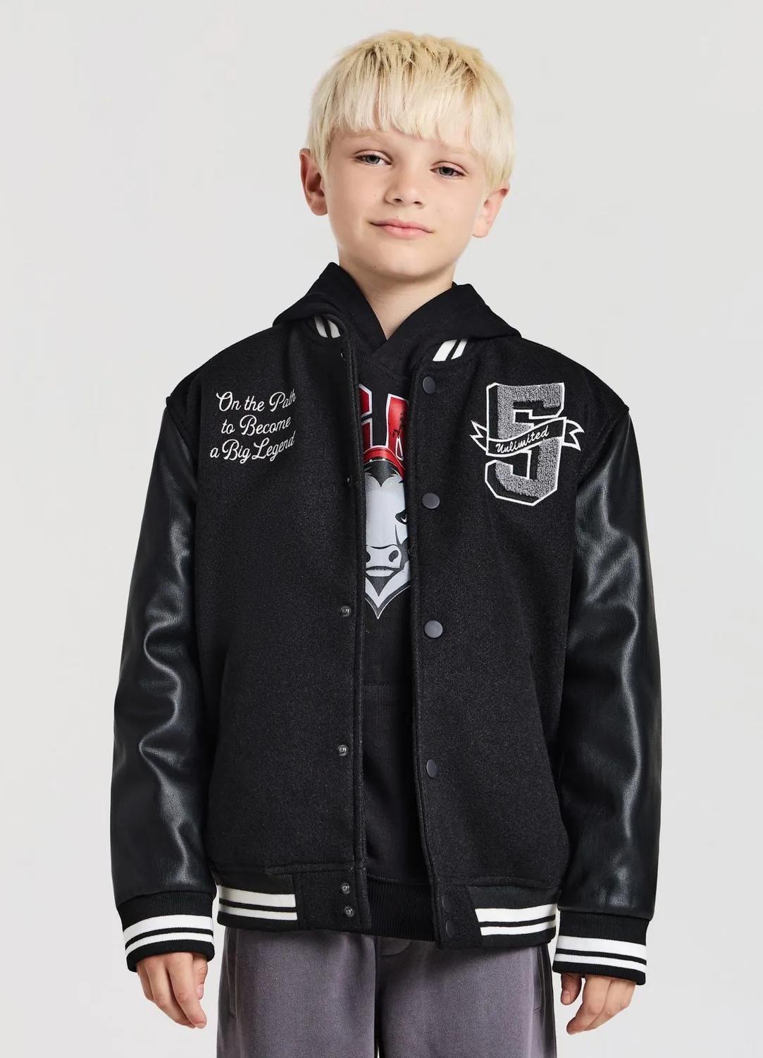 Calliope Bomber college garçon 8-9 ans style varsity