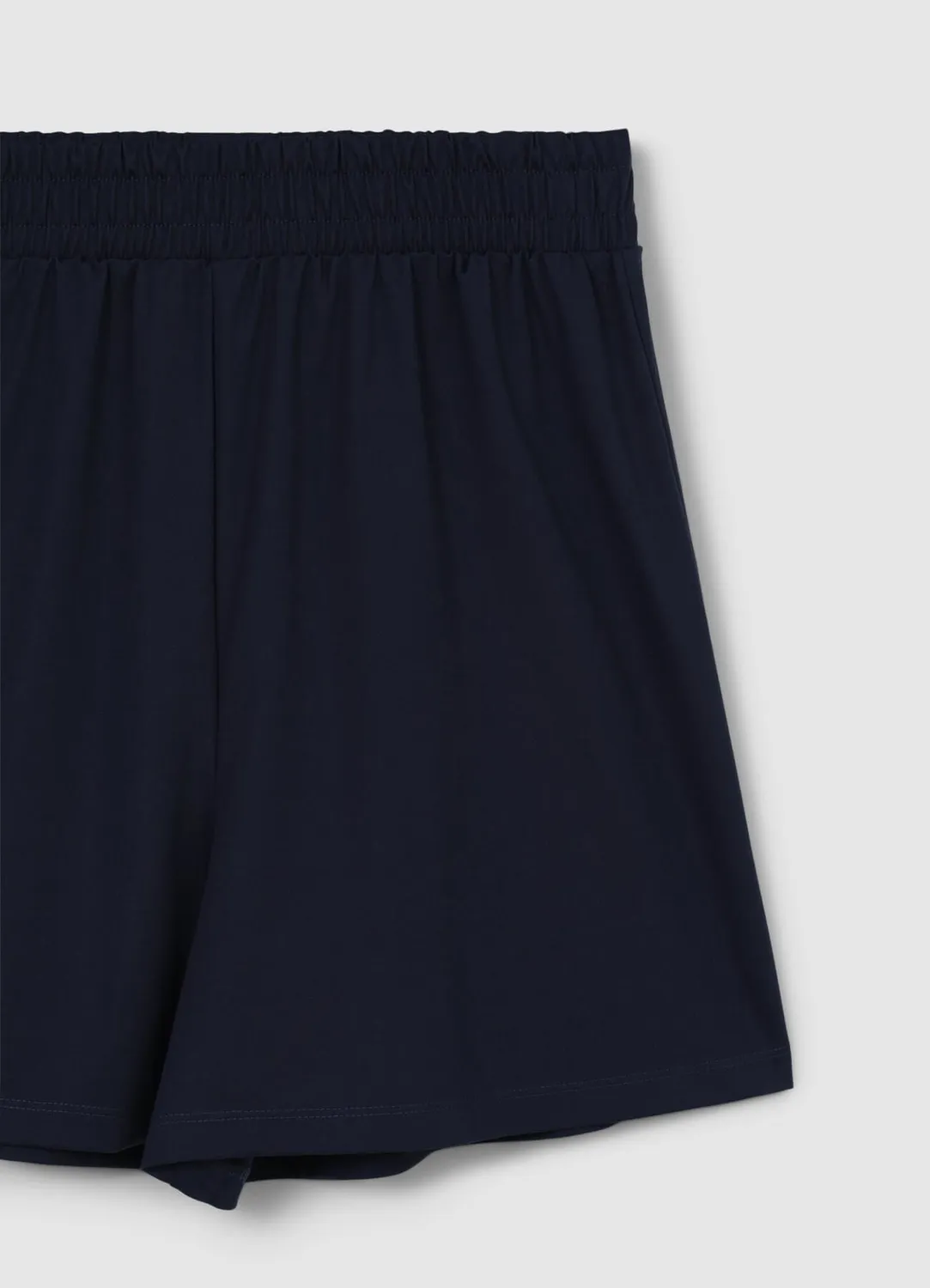 Calliope short sport uni femme taille élastique