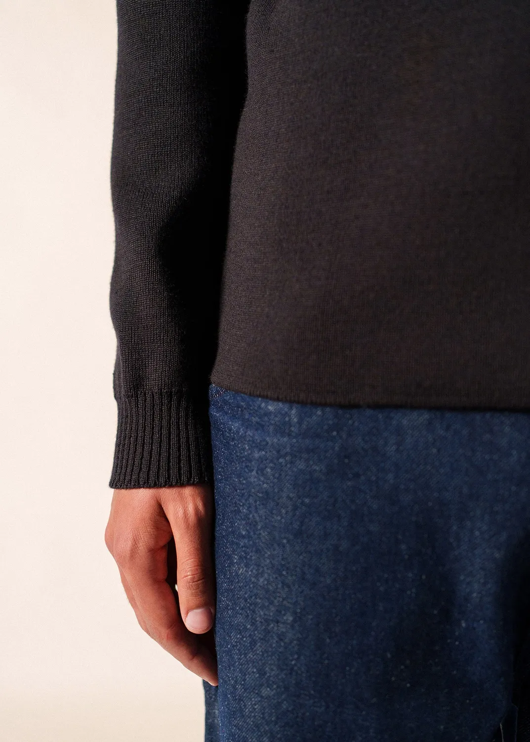 Saint James Galiote pull marin navy laine