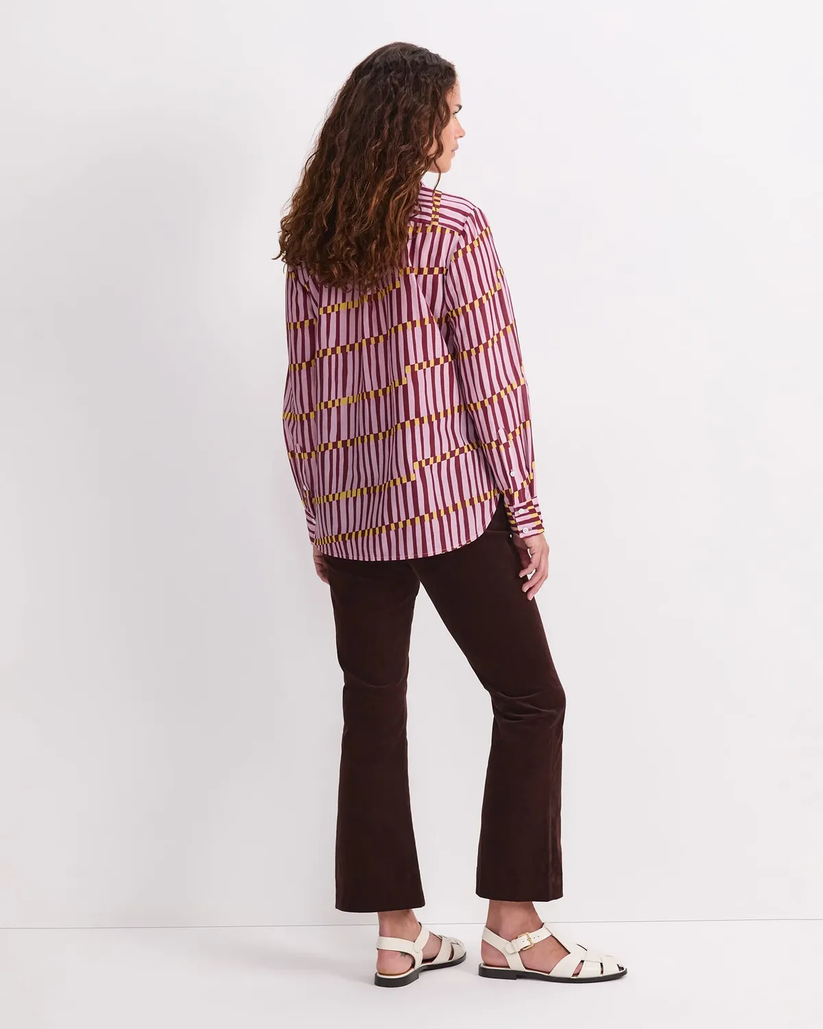 SPORTSCRAFT Rani chemise coton soie imprimé géo