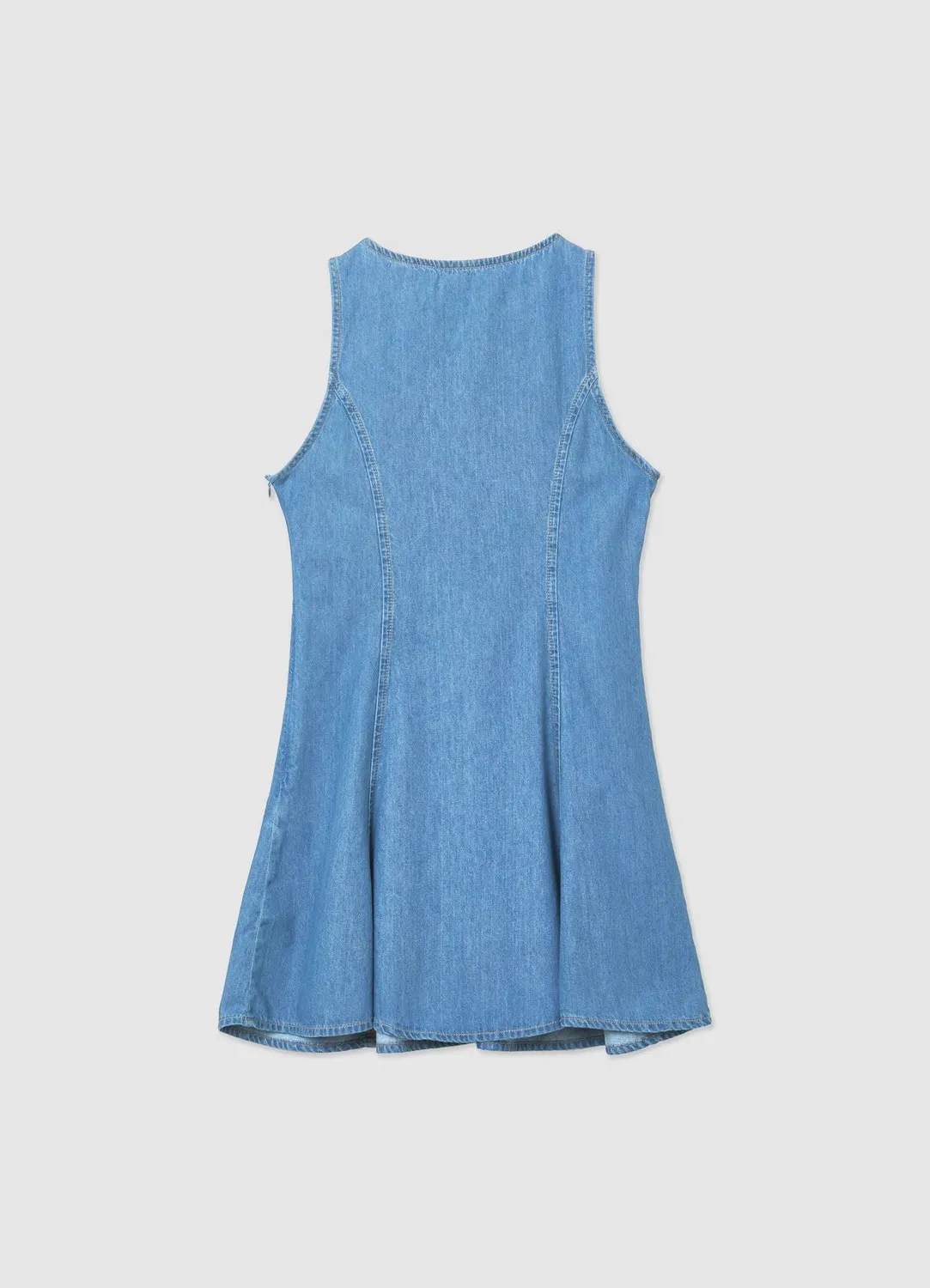 Calliope robe denim femme sans manches mini