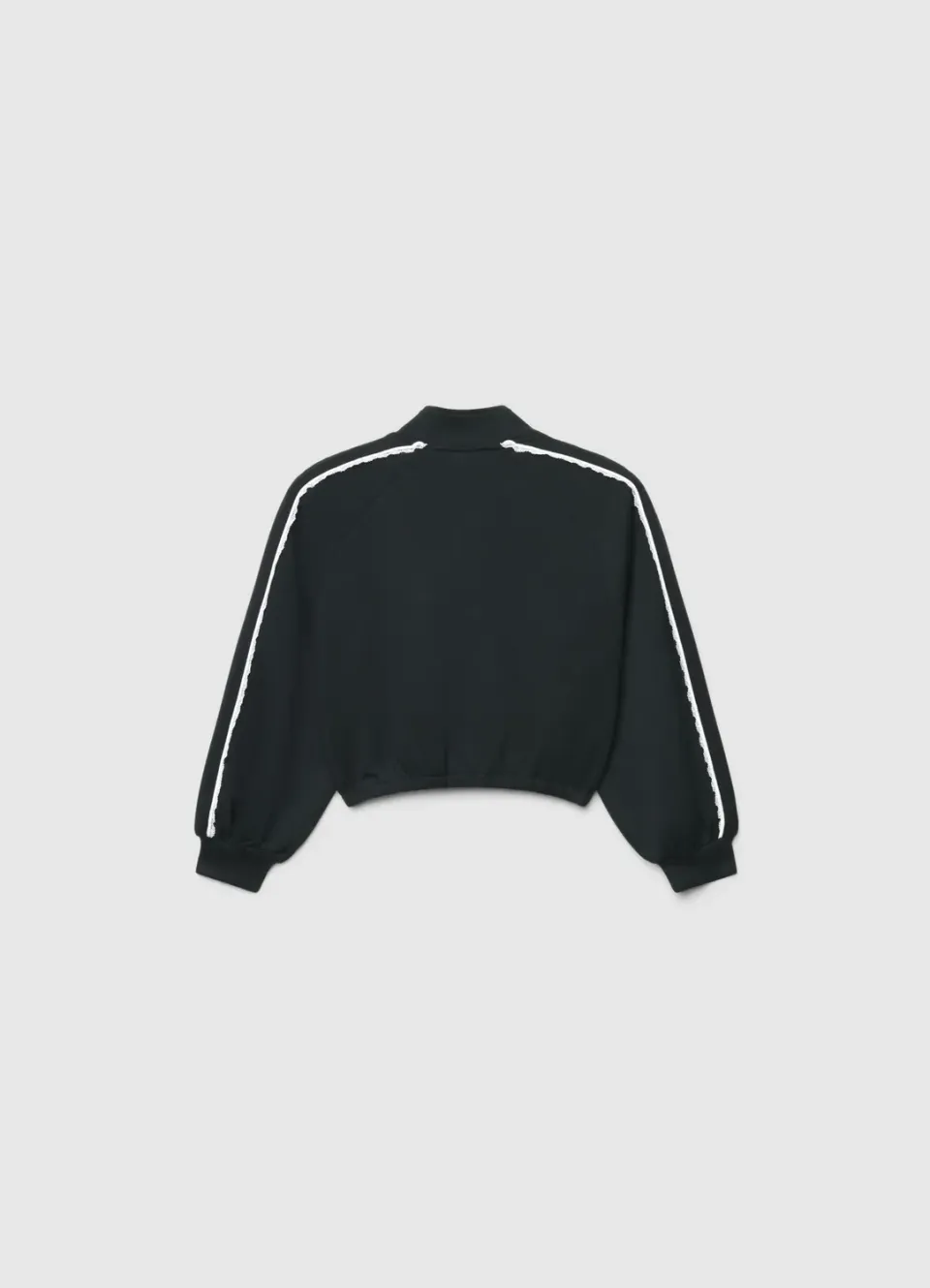 Calliope sweat zippé dentelle fille sans capuche