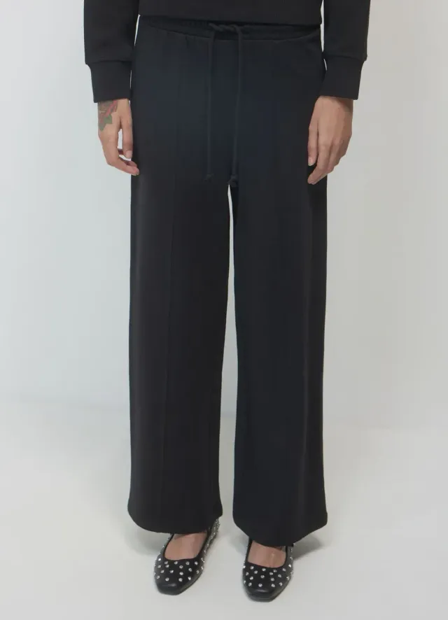 Calliope pantalon palazzo molleton léger femme