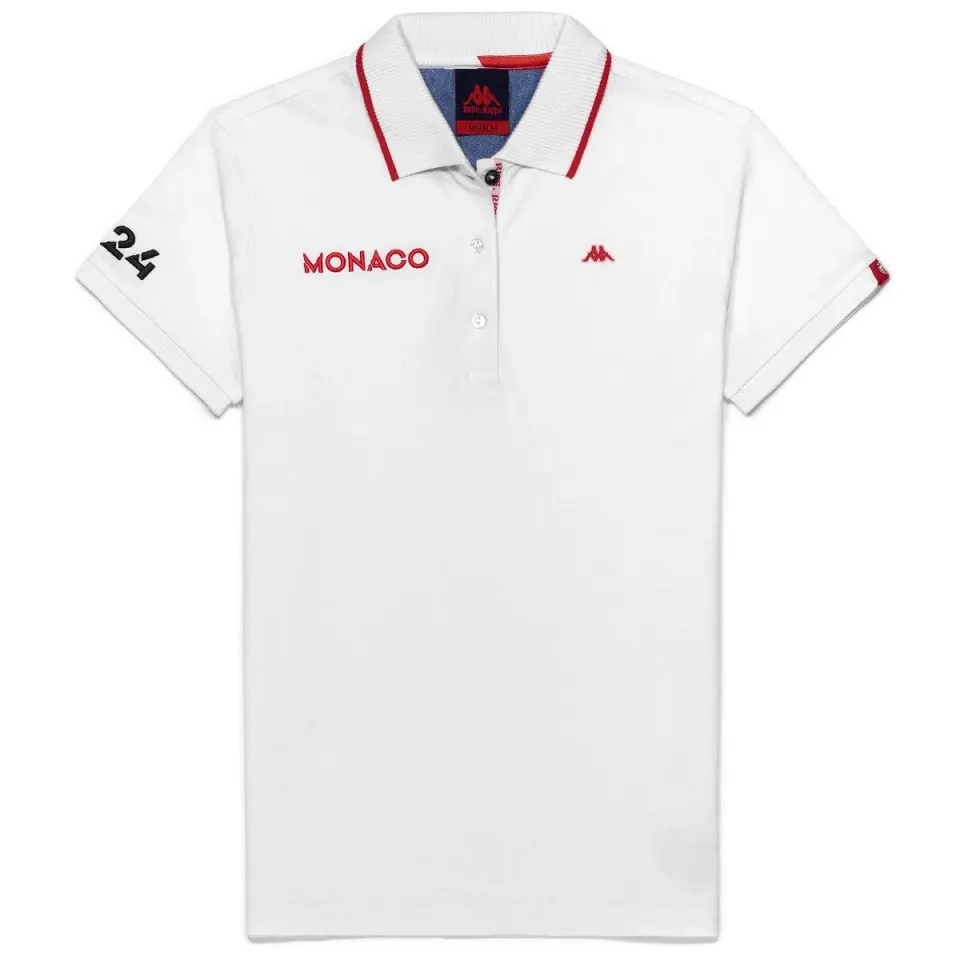 Robe di Kappa Lou Monaco polo femme blanc coton lin