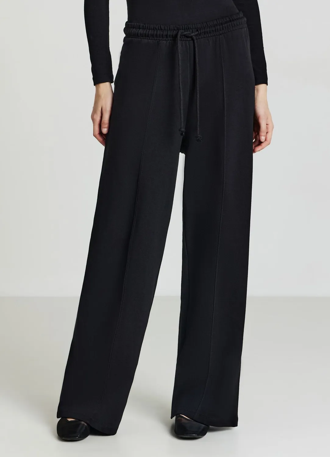 Calliope pantalon jogging large palazzo taille élastique