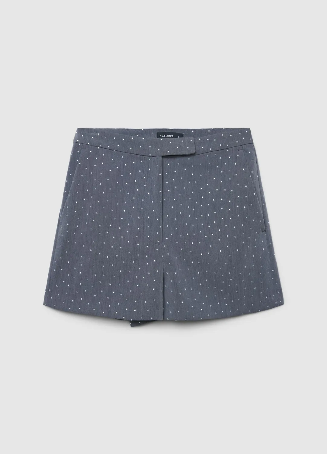Calliope short femme strass uni éclatant