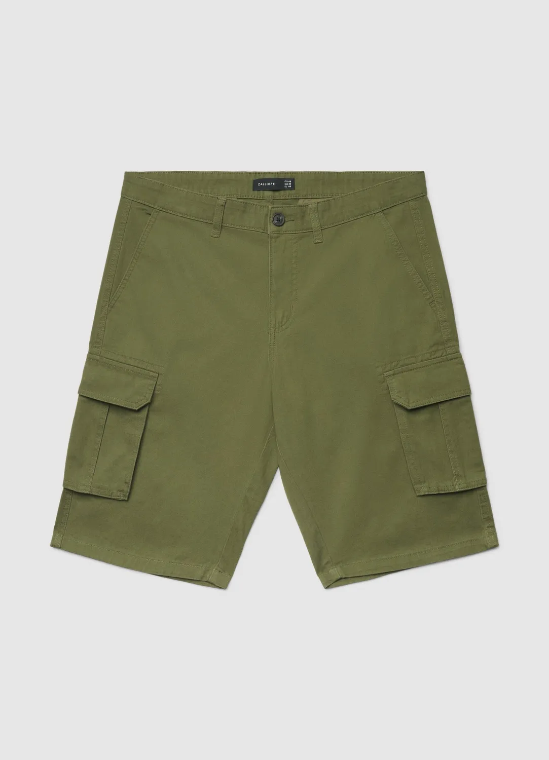 Calliope Short cargo homme poches plaquées coton